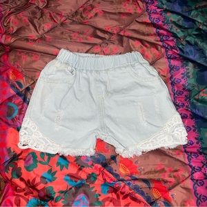 Denim shorts
